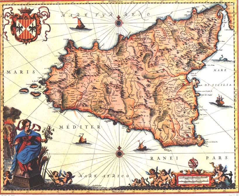 Old Sicily Map